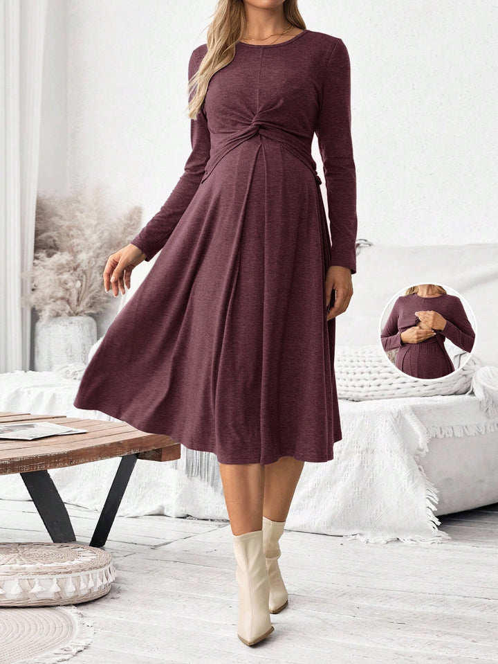 Rochie midi SHEIN, mov