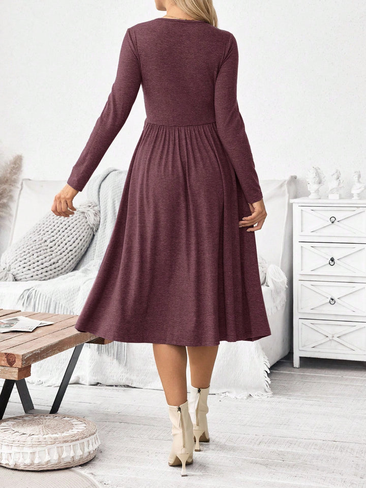 Rochie midi SHEIN, mov