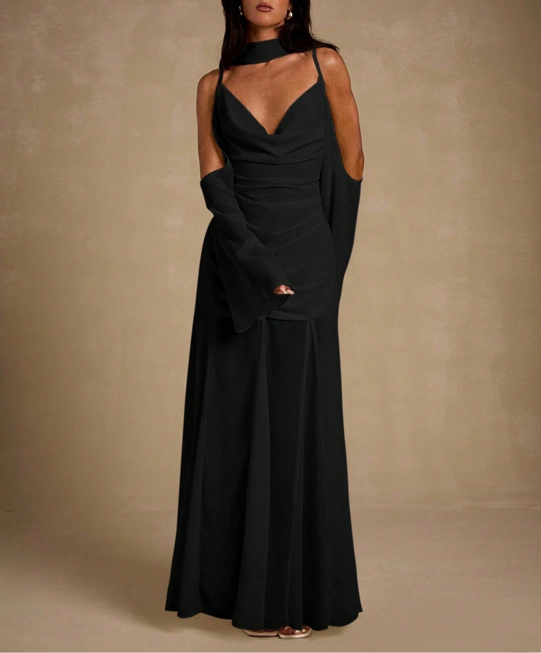 Rochie maxi SHEIN, negru