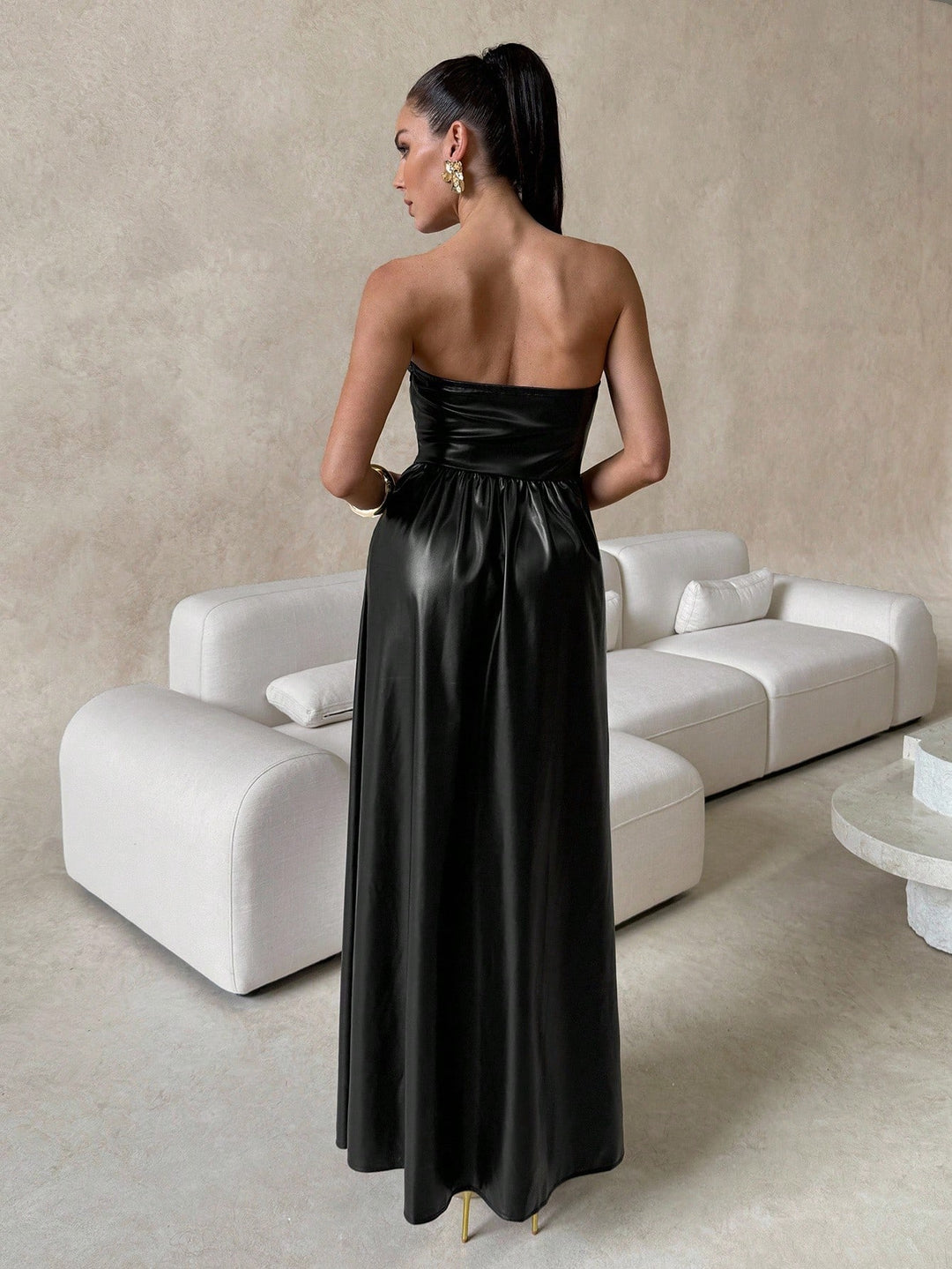 Rochie maxi SHEIN, negru