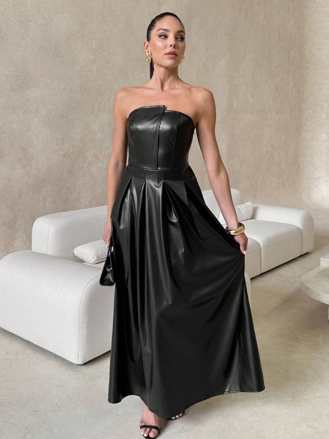 Rochie maxi SHEIN, negru