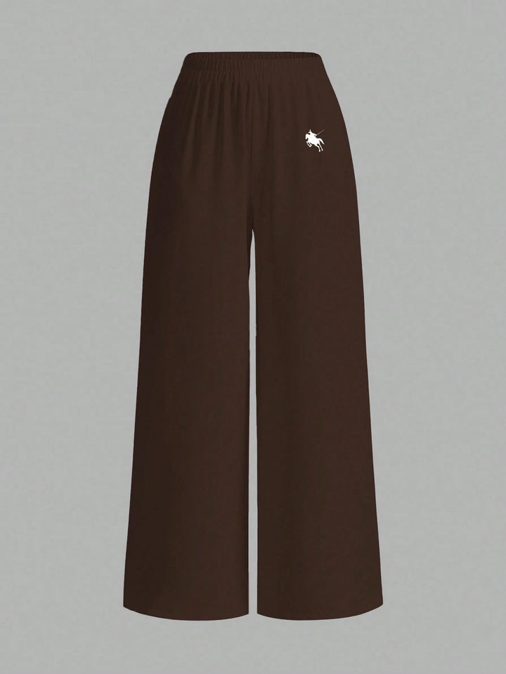 Pantaloni SHEIN, maro