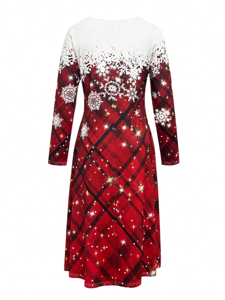 Rochie midi SHEIN, mix culori