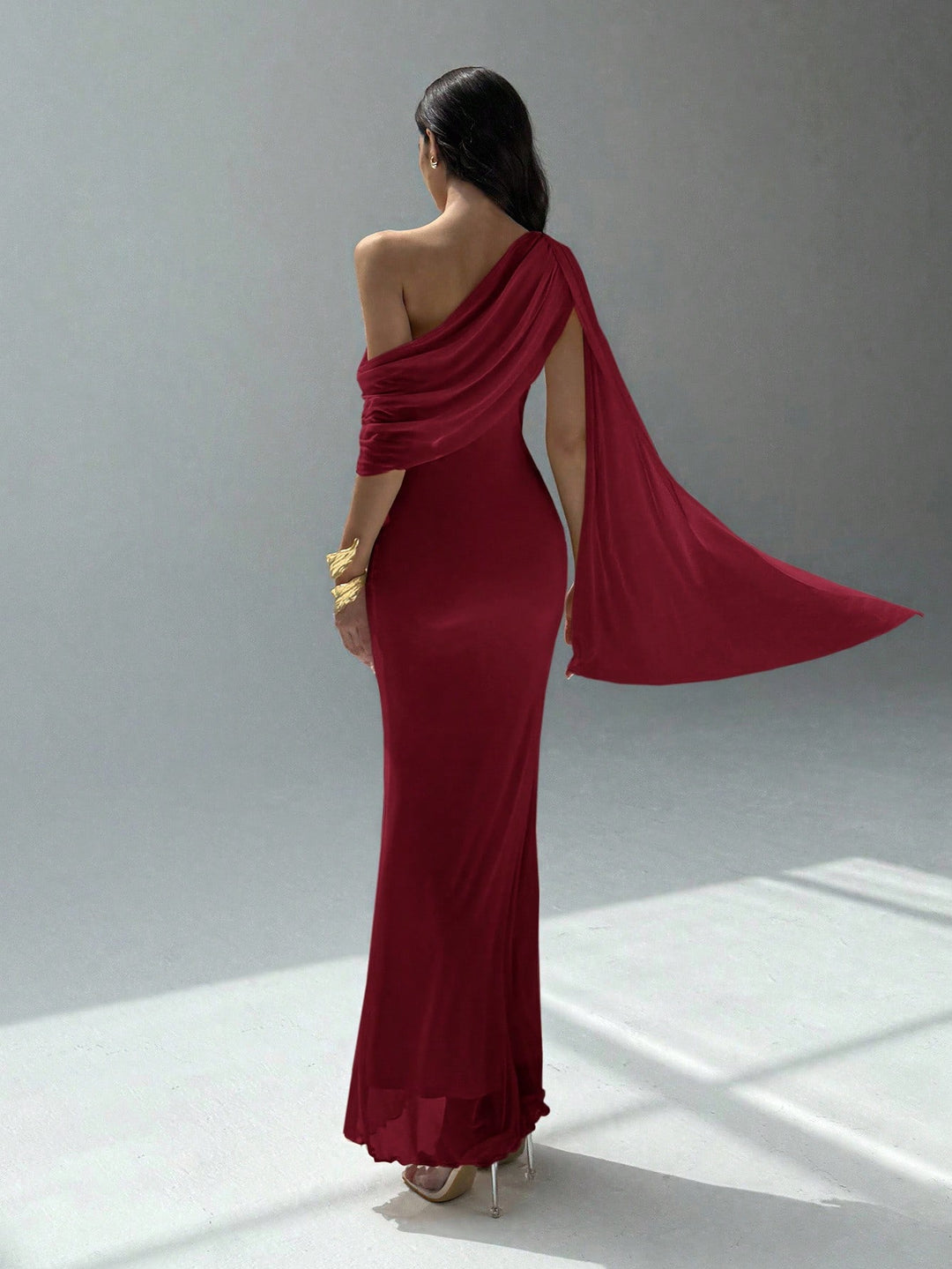 Rochie maxi SHEIN, vișiniu