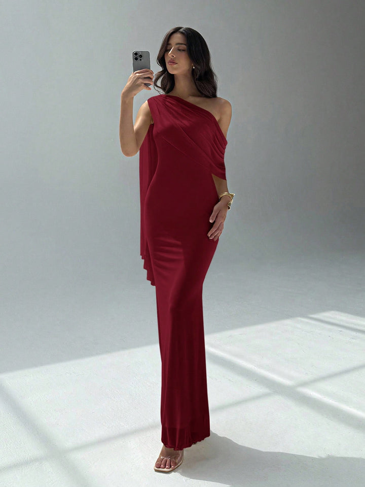 Rochie maxi SHEIN, vișiniu