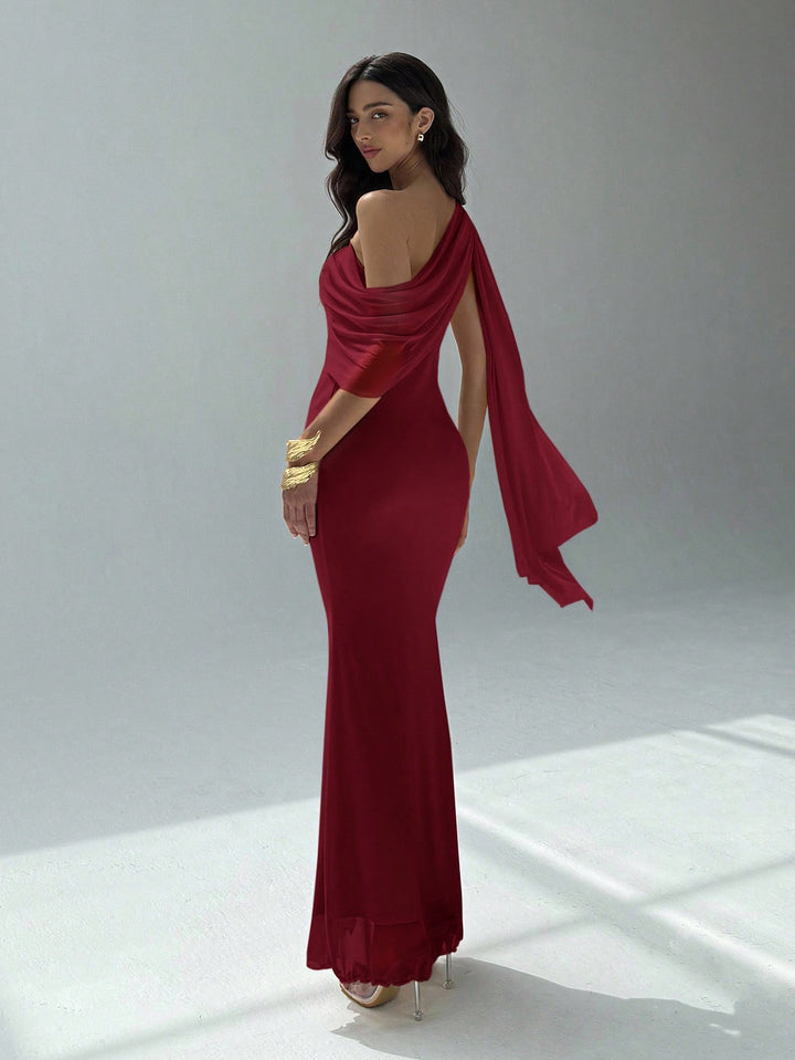 Rochie maxi SHEIN, vișiniu