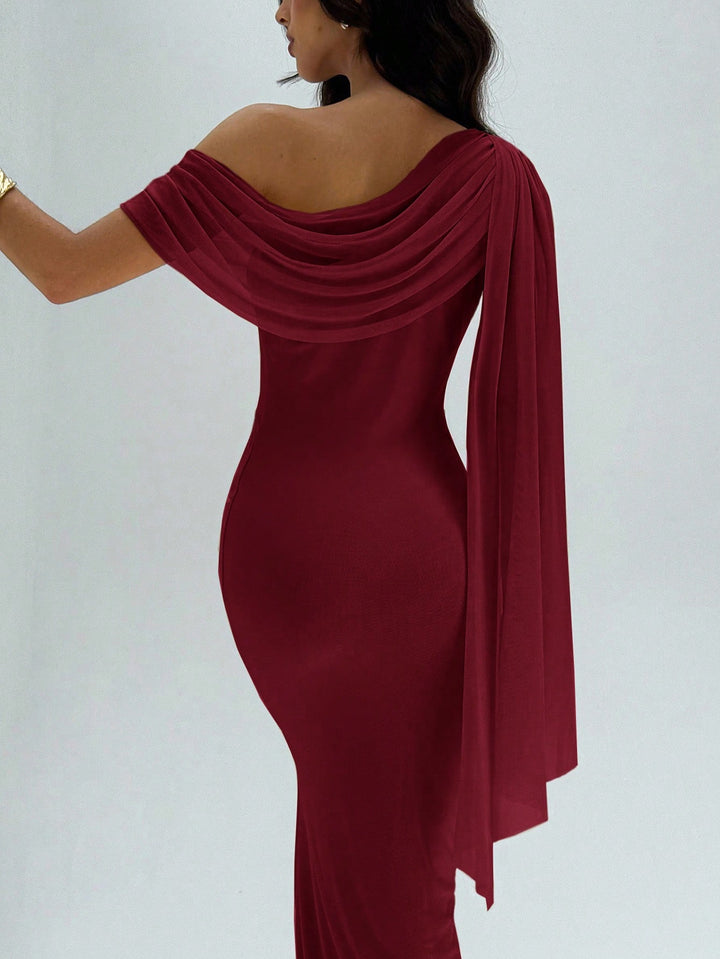 Rochie maxi SHEIN, vișiniu