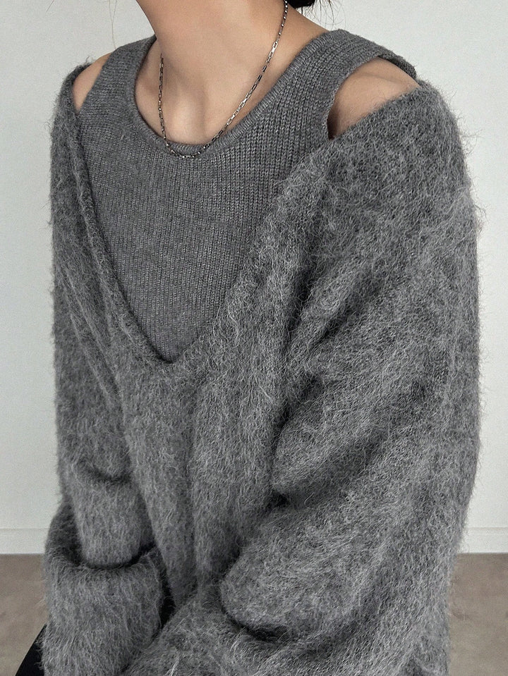 Pulover SHEIN, gri
