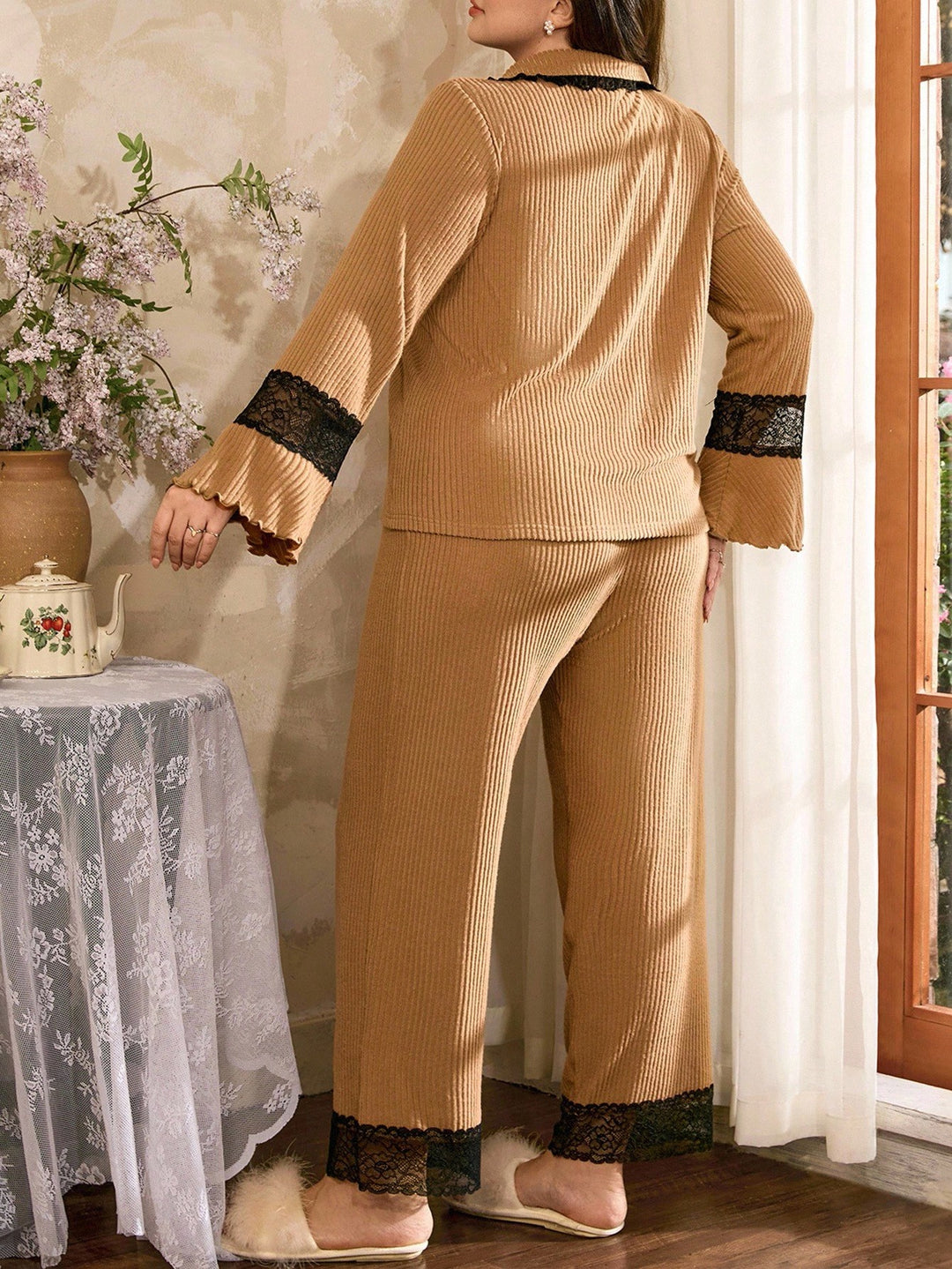 Set pijamale SHEIN, roz