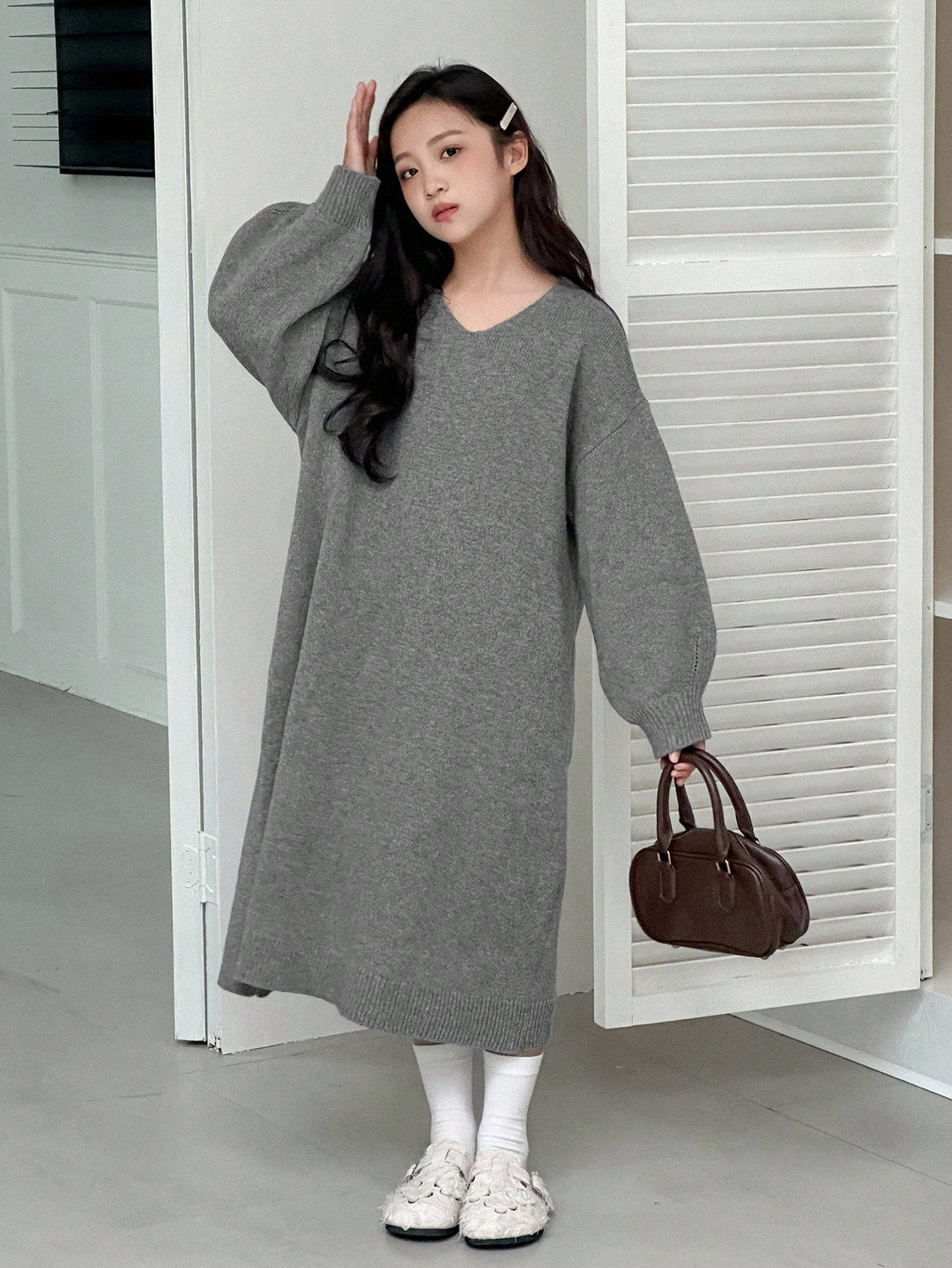 Rochie SHEIN, gri