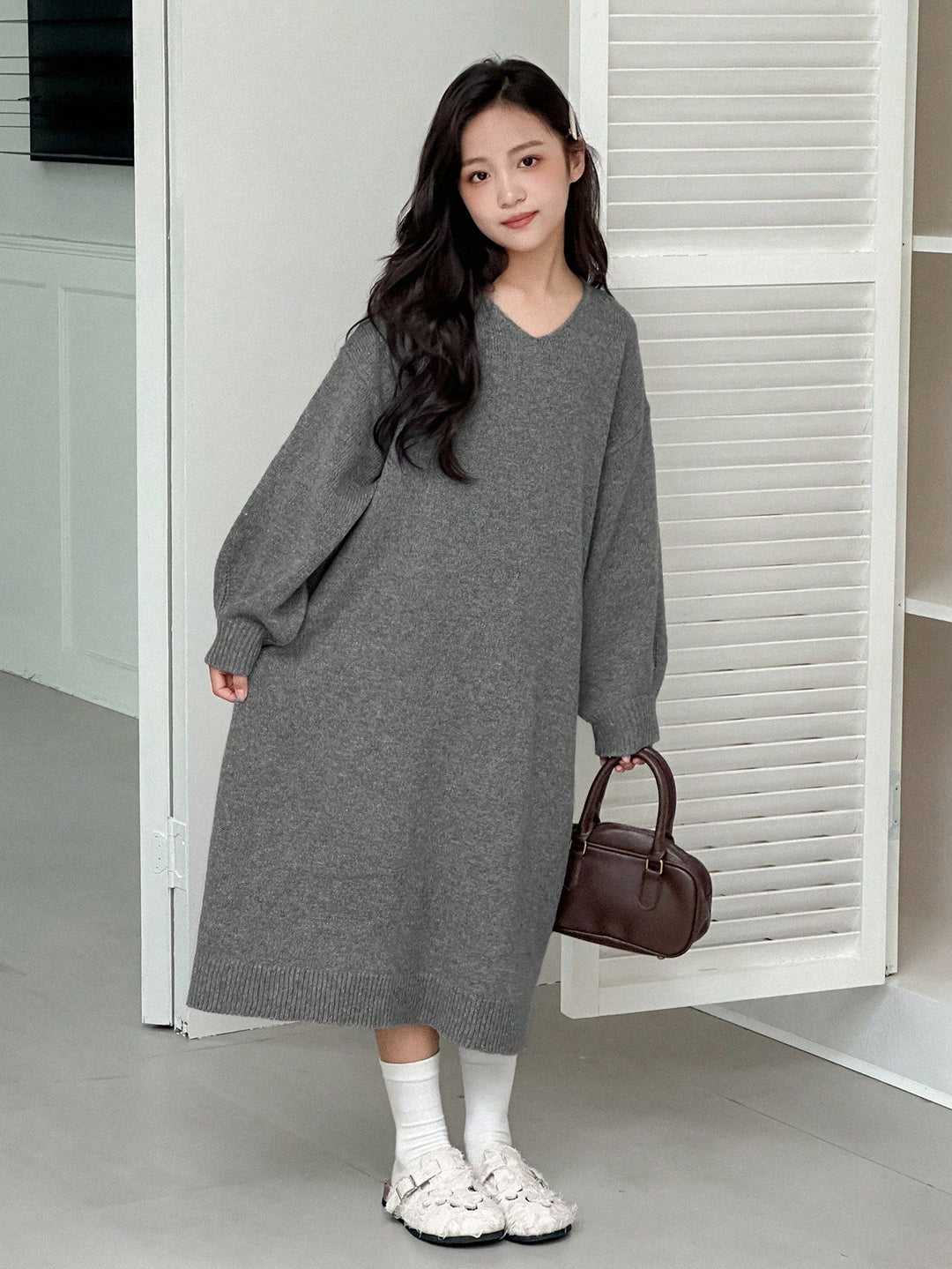Rochie SHEIN, gri