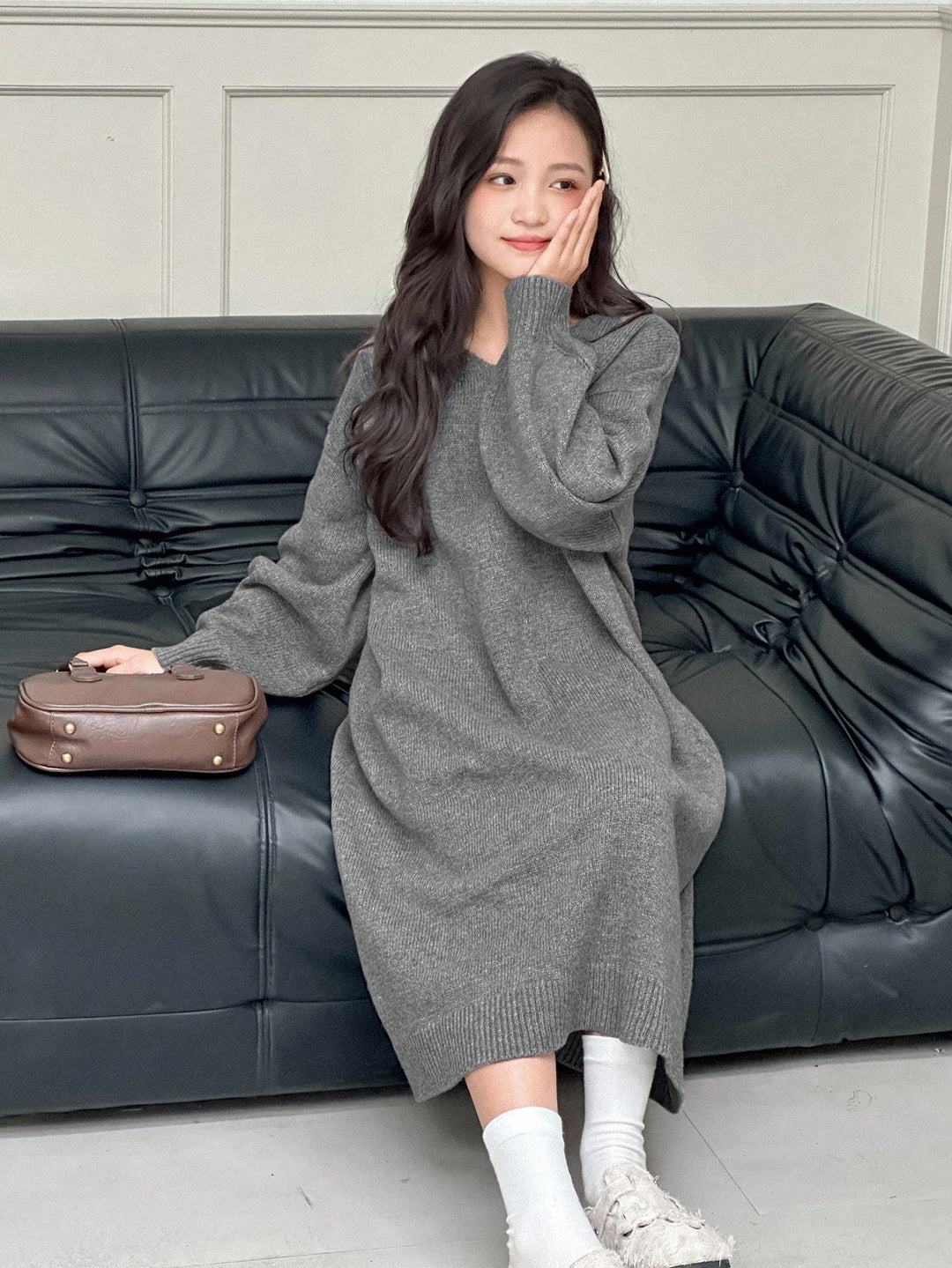 Rochie SHEIN, gri