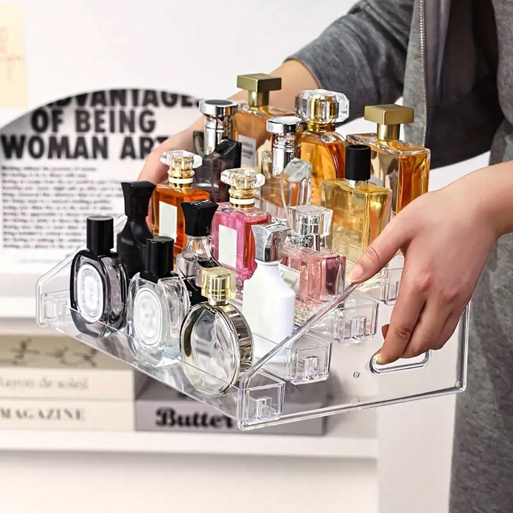 Organizator pentru cosmetice SHEIN, transparent