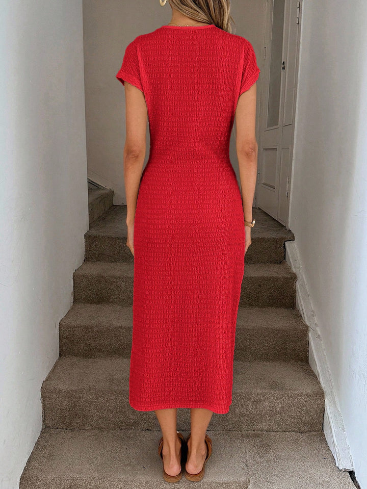 Rochie midi SHEIN, roșu