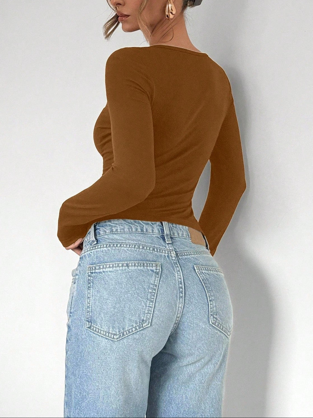 SHEIN barna blúz