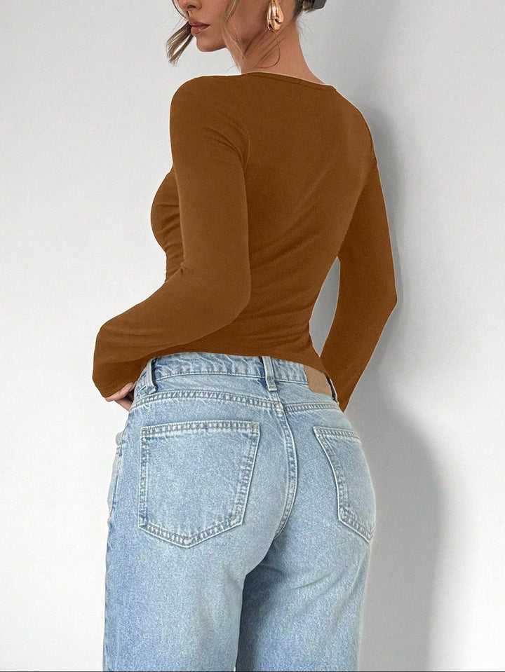 SHEIN barna blúz