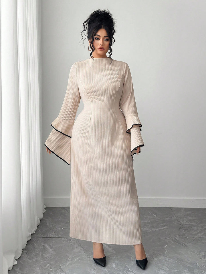 Rochie maxi SHEIN, bej