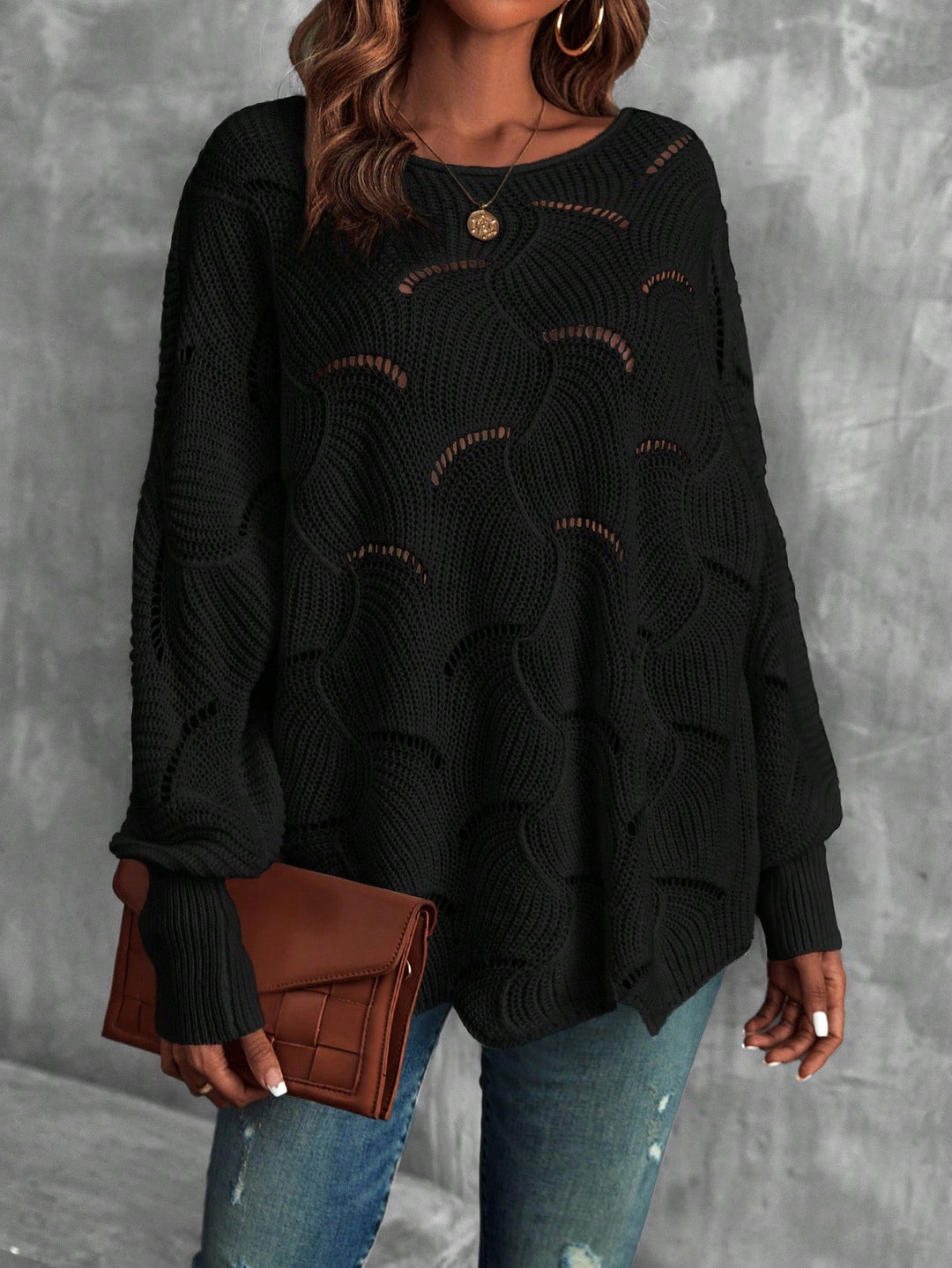 Pulover SHEIN, negru