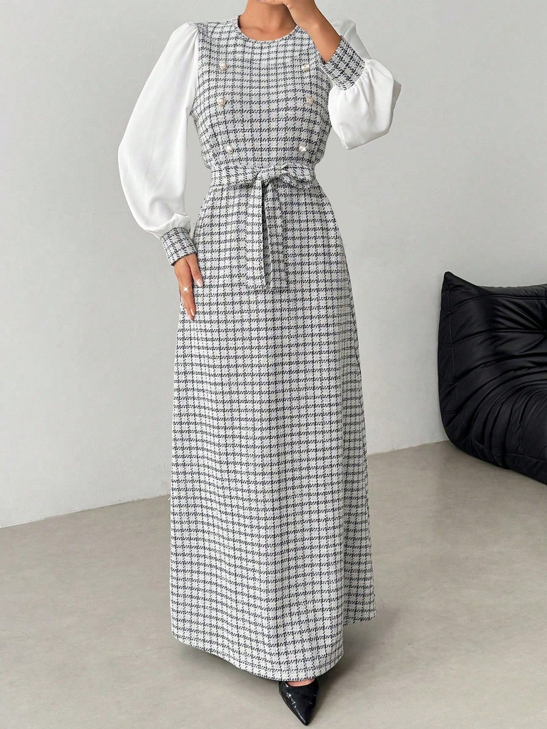 Rochie maxi SHEIN, mix culori