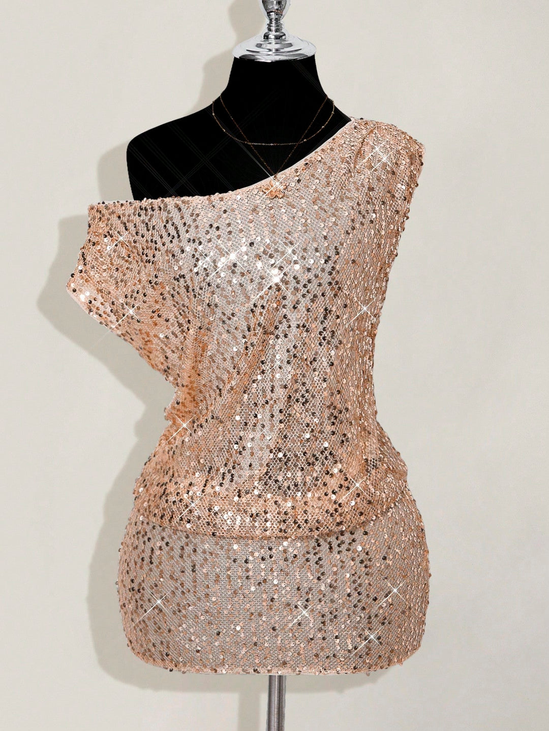 Rochie mini SHEIN, kaki