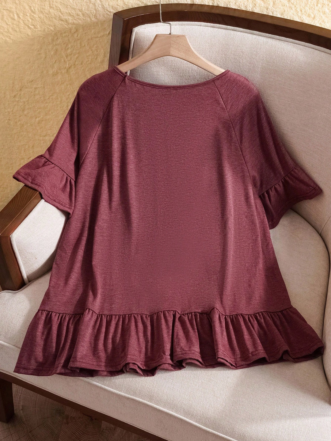 Tricou SHEIN, vișiniu