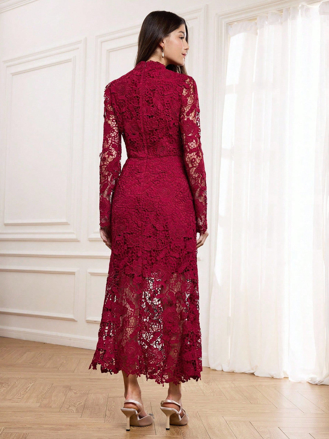 Rochie maxi SHEIN, roșu