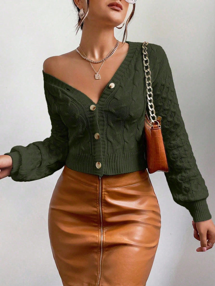 Cardigan SHEIN, kaki