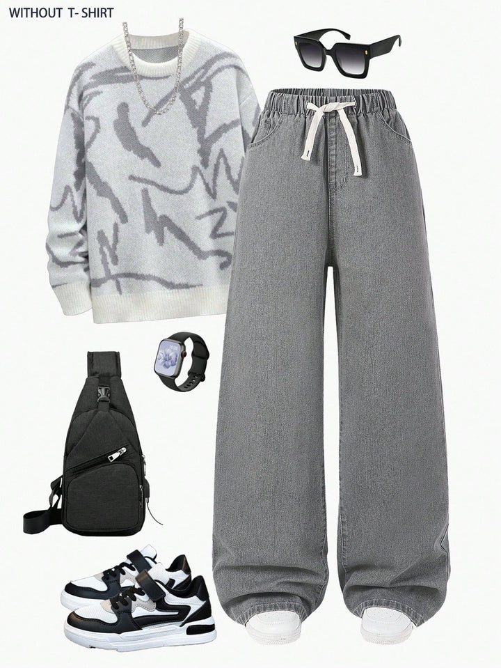Jeans SHEIN, gri