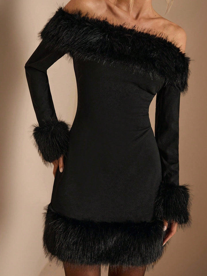 Rochie mini SHEIN, negru