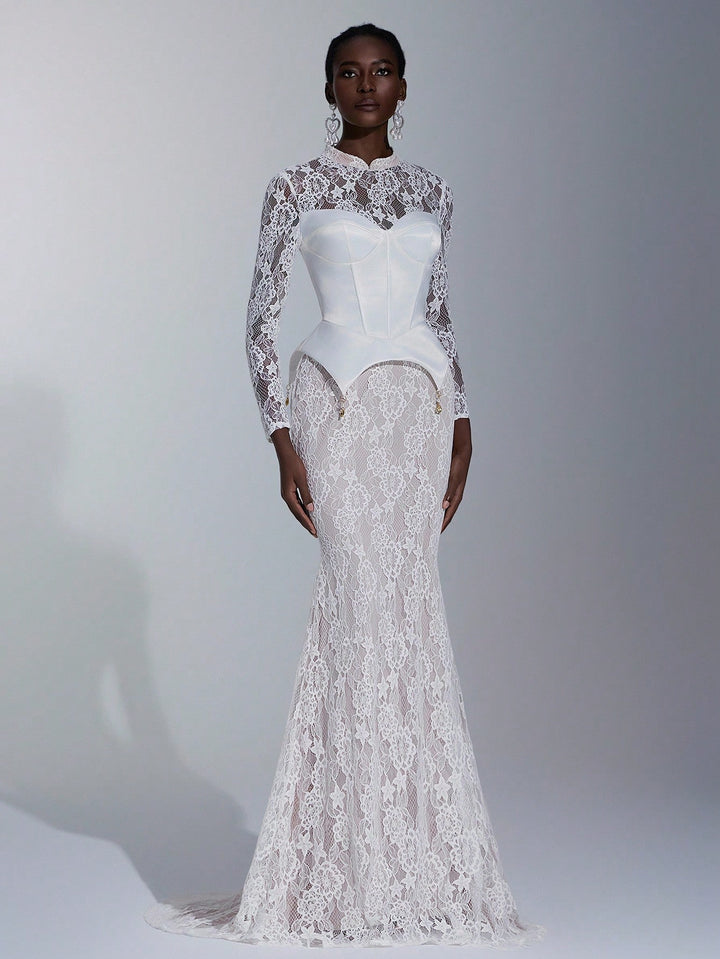 Rochie de mireasă SHEIN, alb