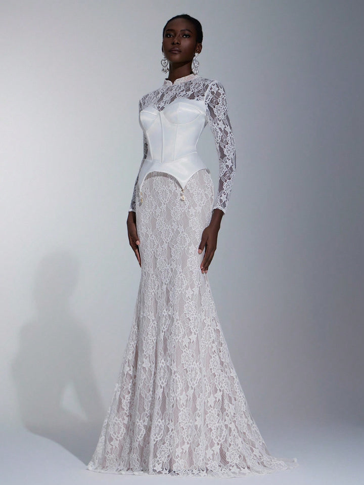Rochie de mireasă SHEIN, alb