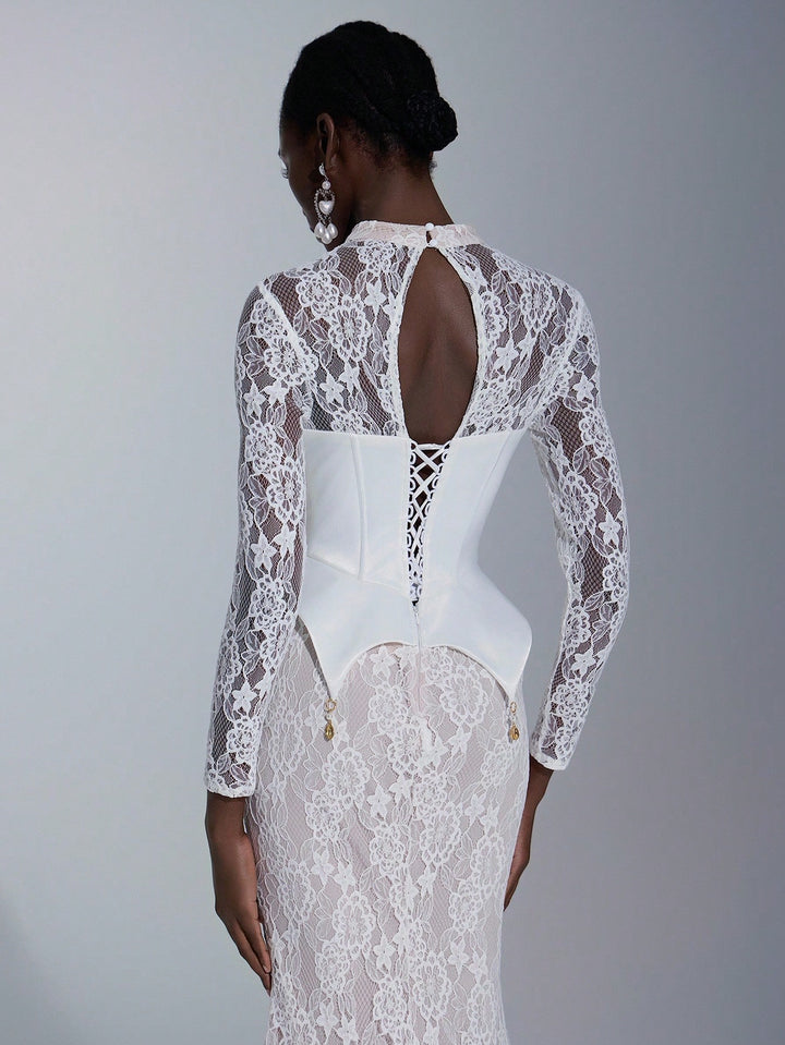 Rochie de mireasă SHEIN, alb