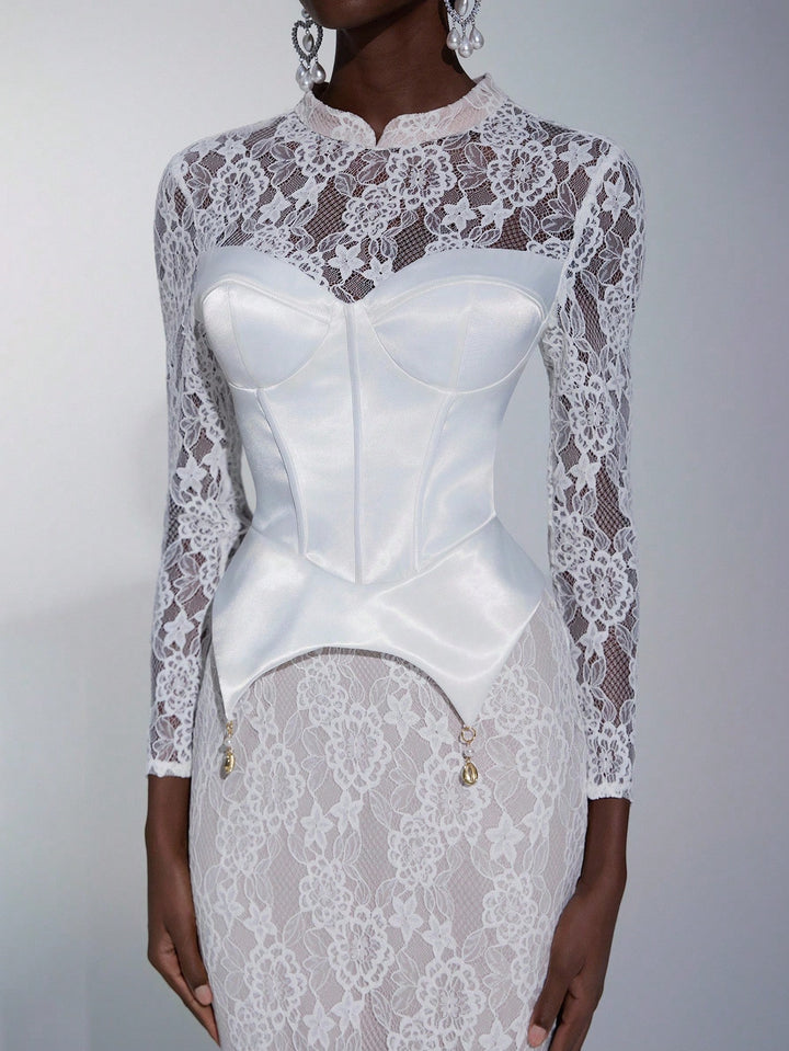Rochie de mireasă SHEIN, alb