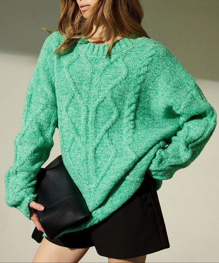 Pulover SHEIN, verde