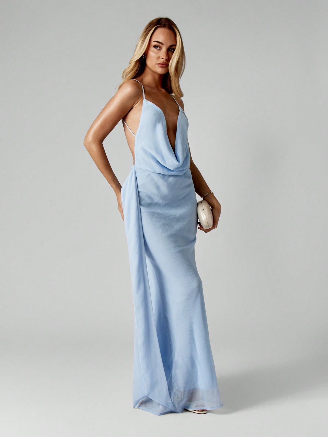 Rochie maxi SHEIN, albastru