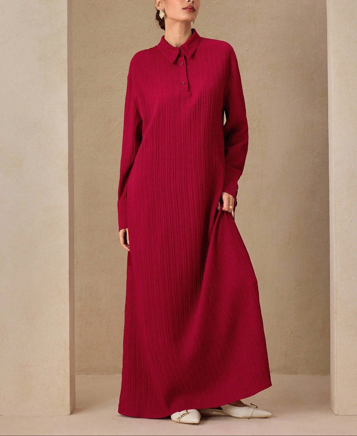 Rochie maxi Shein, vișiniu