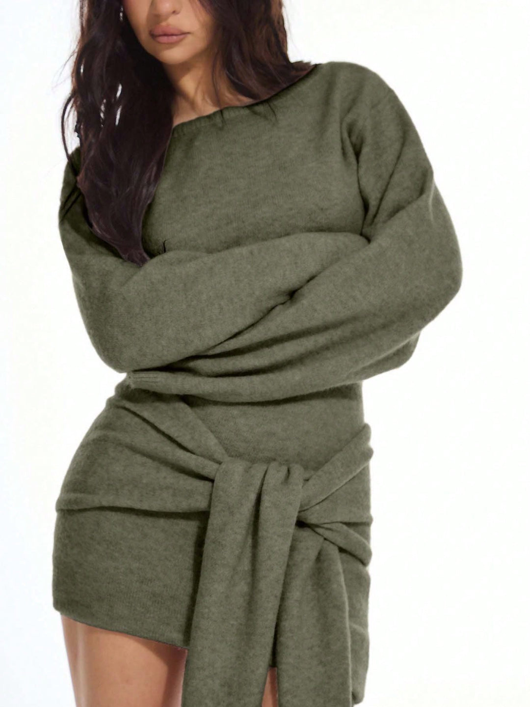 Rochie mini SHEIN, verde