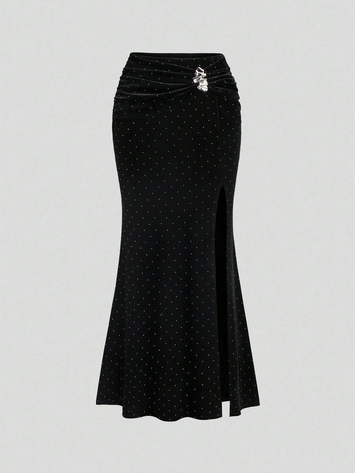 SHEIN Maxi szoknya, fekete