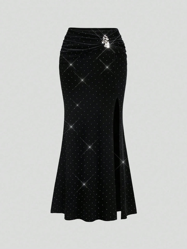 SHEIN Maxi szoknya, fekete