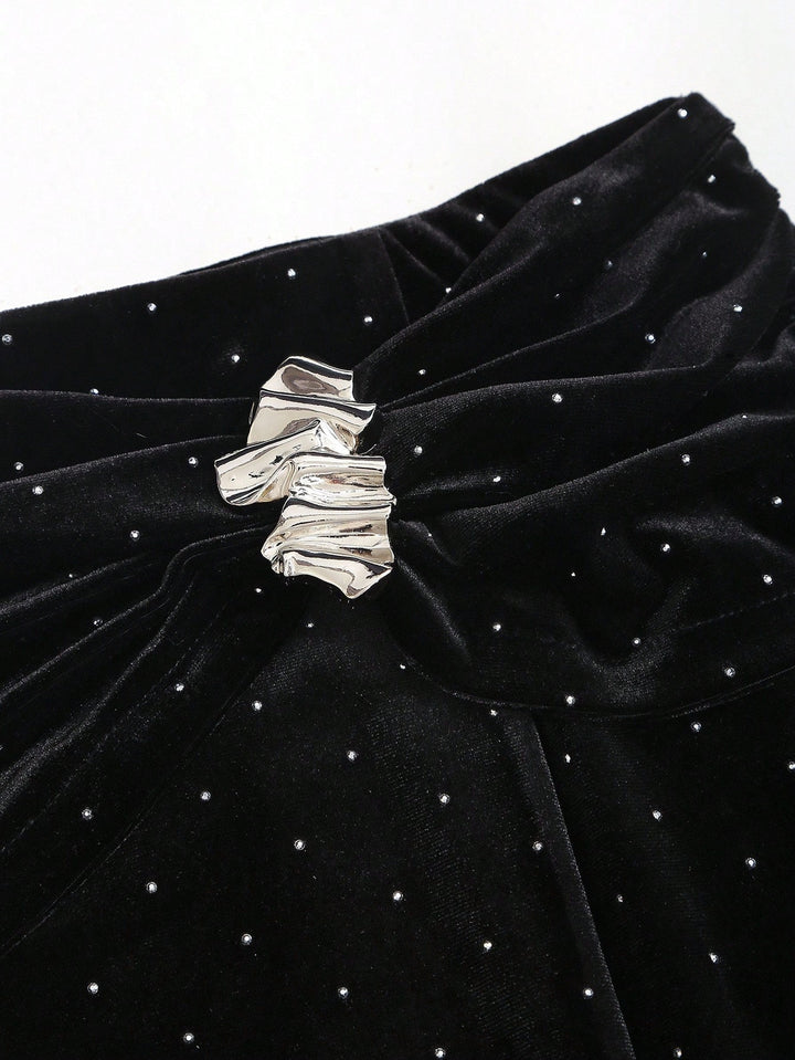 SHEIN Maxi szoknya, fekete
