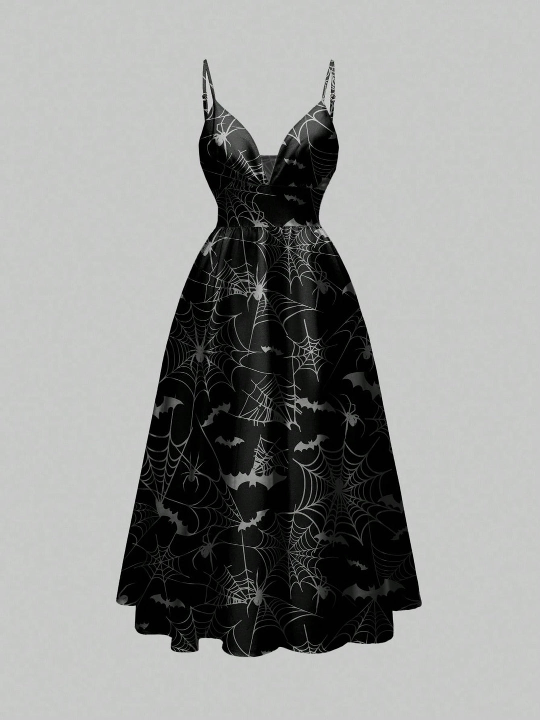 SHEIN maxi ruha, fekete