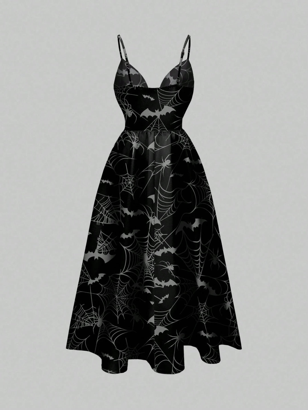 SHEIN maxi ruha, fekete