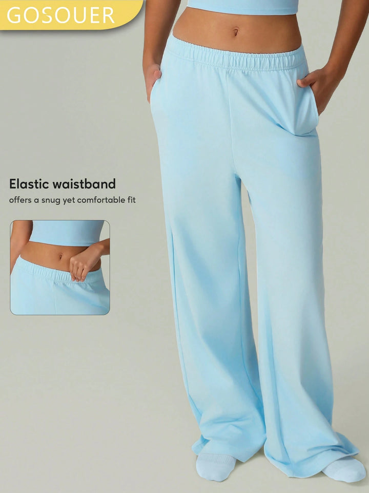 Pantaloni SHEIN, albastru