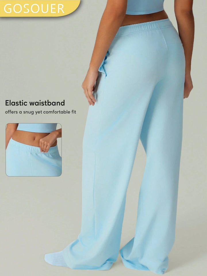 Pantaloni SHEIN, albastru