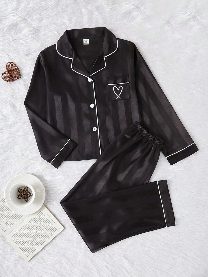 Pijama SHEIN, negru