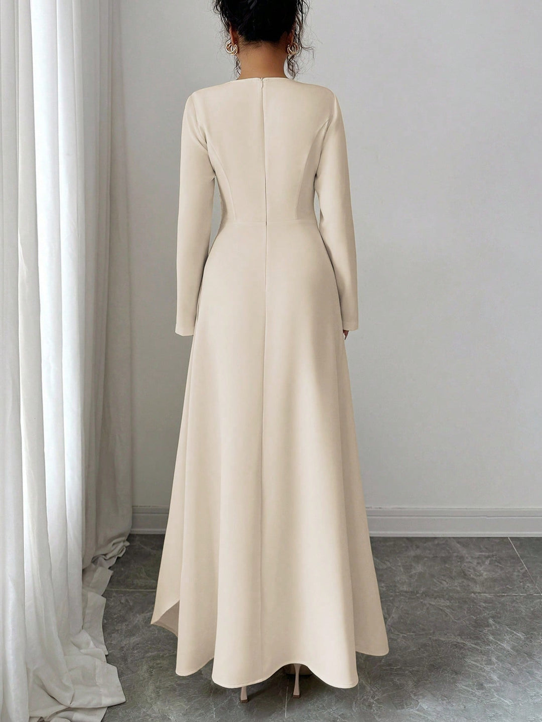 Rochie maxi SHEIN, portocaliu