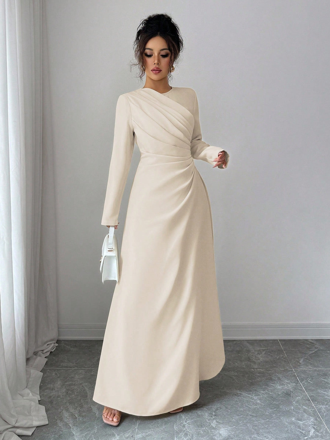 Rochie maxi SHEIN, portocaliu