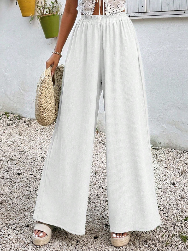 Pantaloni Shein, alb