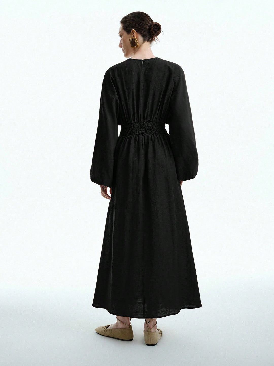SHEIN maxi ruha, fekete