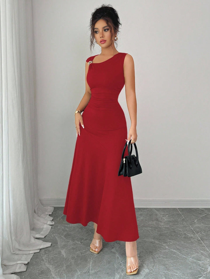 Rochie midi SHEIN, roșu